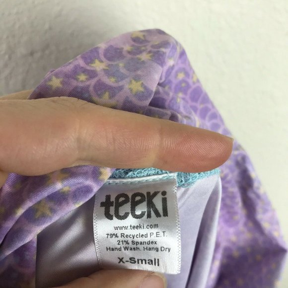 Teeki Mermaid Fairyqueen Purple Leggings Hotpants - Picture 5 of 5